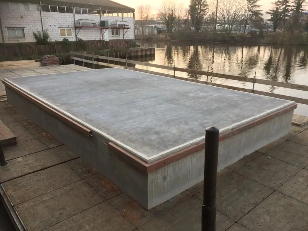 Drijvende steigerconstructies Leefwerf