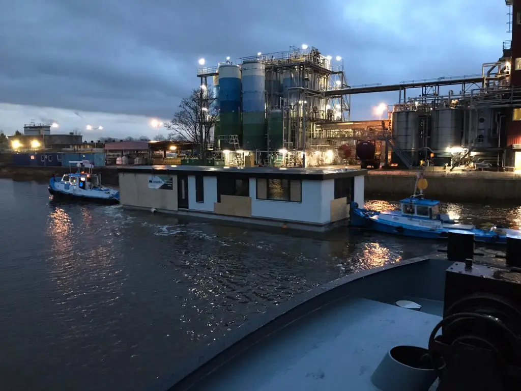 Waterwoning casco bouw